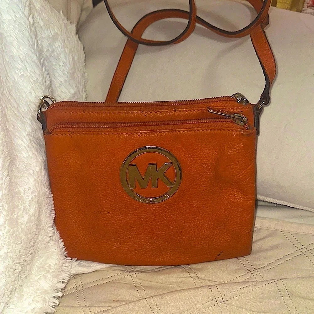 Michael Kors Orange Crossbody Bag